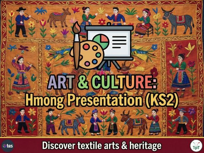 Hmong Story Cloths: Teaching Presentation | Visual Guide & Writing Models | KS2
