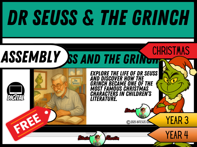 Dr Seuss and the Grinch | Assembly Presentation | Grades 2/3