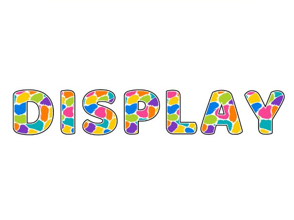 Paint Dabs Display Lettering Pack - Uppercase A-Z