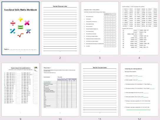 Functional Skills Maths Student workbook