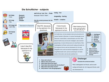 School Subjects (German) – Teaching & Assessment Package