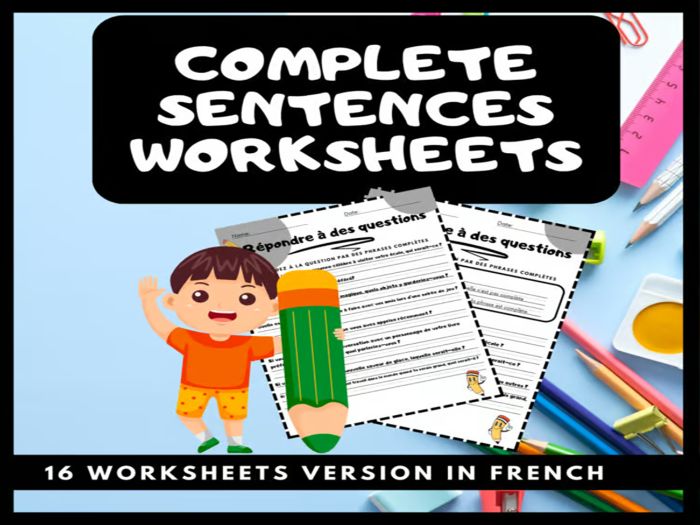Elevate Learning: Mastering Complete Sentences Through Engaging Tutorials in French