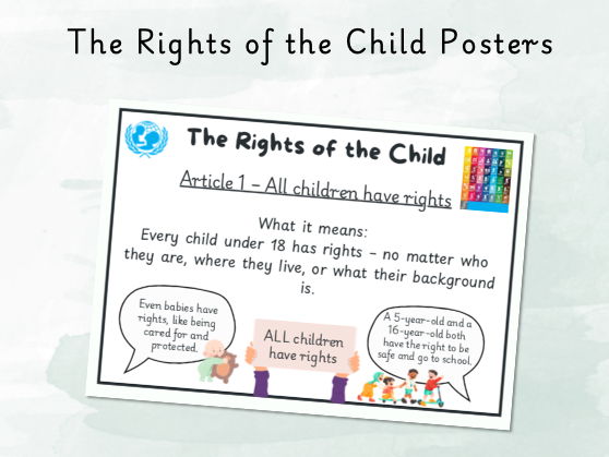 The Rights of the Child Posters
