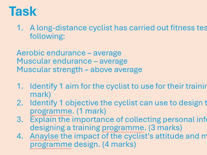 Level 2 BTEC Tech Sport (2022) Complete LOD Lesson Pack