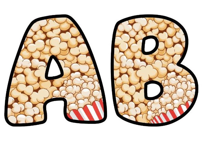 Our Class is Popping Classroom Display | Lettering Set | Upper & Lowercase, 0-9 and Signs