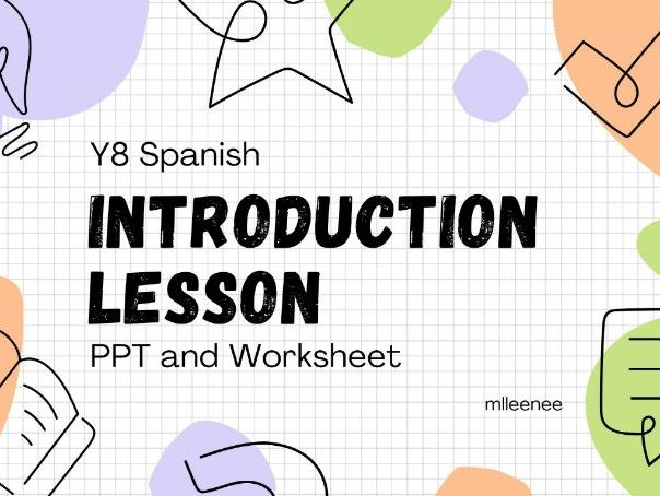 Y8 Spanish First Lesson Back - Recap/Warm-up activities