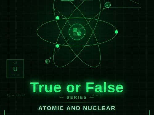 True/False/Correct it  Atomic and Nuclear Worksheet CCEA GCSE Physics