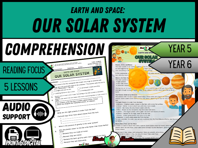 Our Solar System | Reading Comprehension | Year 5/6