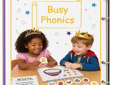Phase 2 Phonics Busy Book