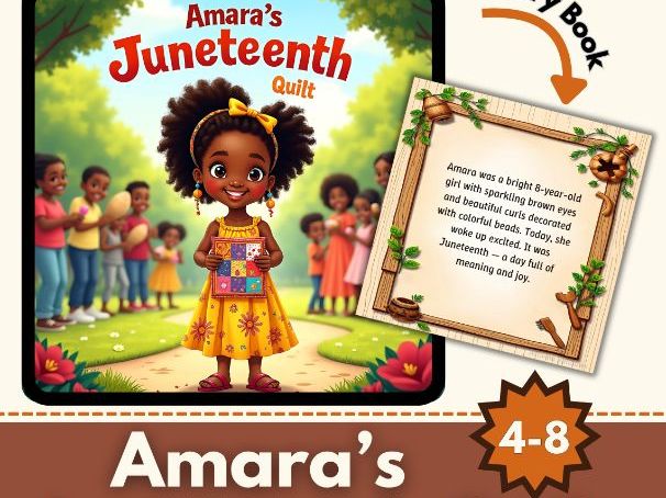 Amara’s Juneteenth Journey – Children’s Book About Freedom and Heritage – Black Girl Empowerment