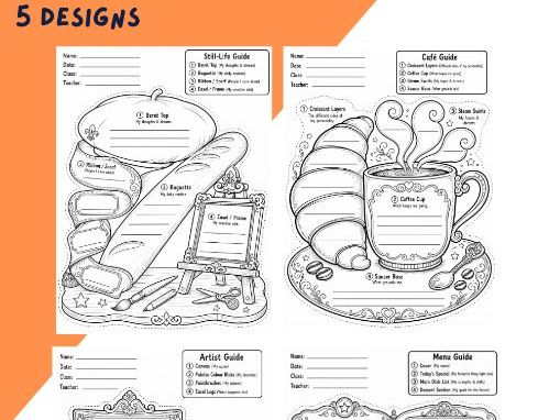All about me - French bulletin board design and worksheets