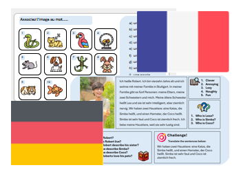 Pets (French & German) – Ready-to-teach