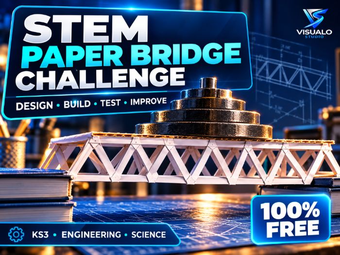 KS3 STEM Paper Bridge Challenge