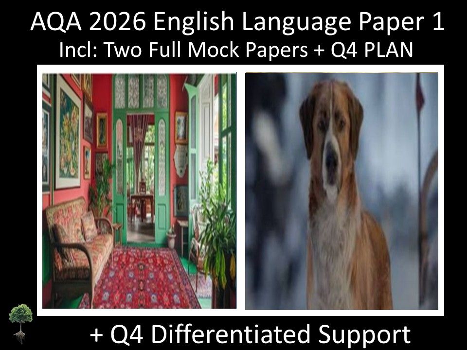 Two AQA GCSE English Language Paper 1 Mocks | Q4 Differentiated Support
