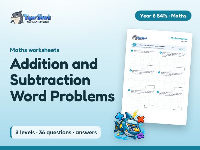 Addition and Subtraction Word Problems KS2