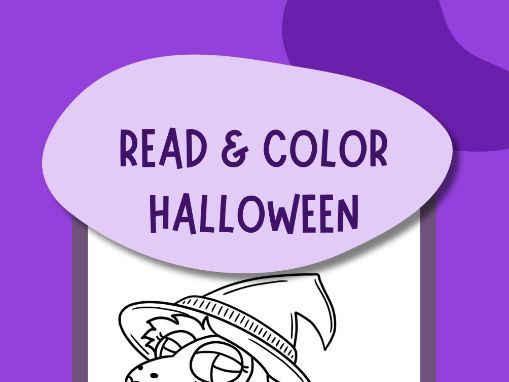 FREE Halloween Read & Color Worksheet | Reading Comprehension