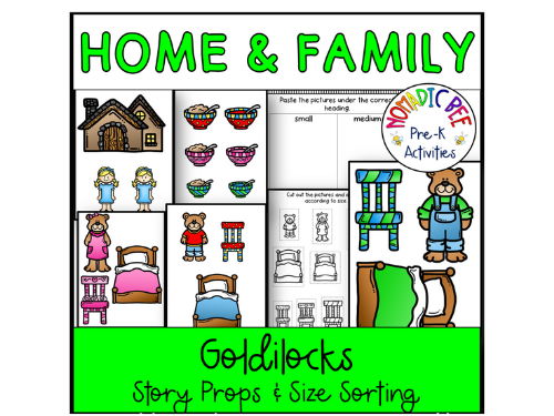 Goldilocks and the Three Bears Activities