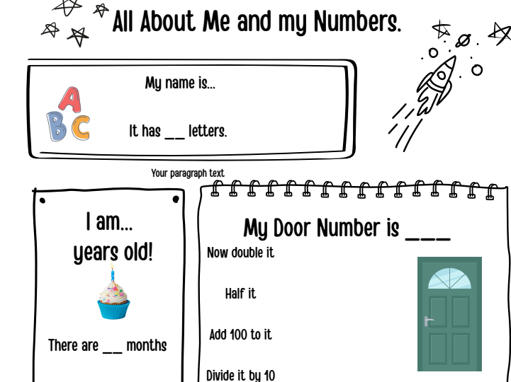 A fun maths-themed icebreaker! Pupils share facts about themselves through numbers.