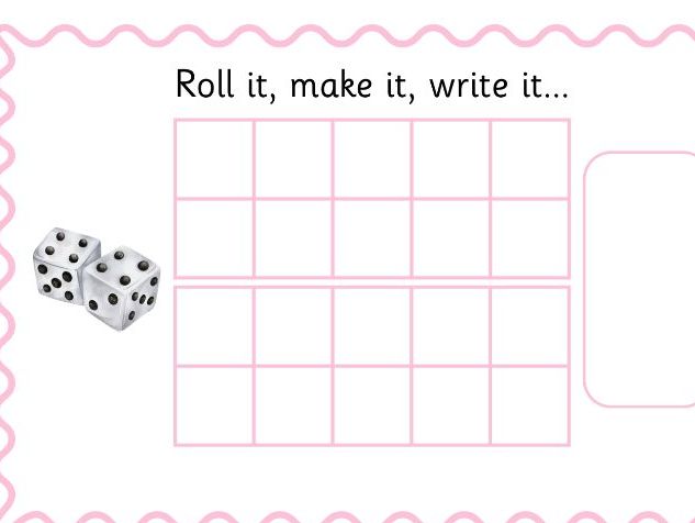 Maths - Roll it, make it, write it 1-20