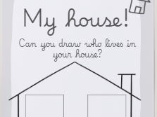 Who lives in my house worksheet