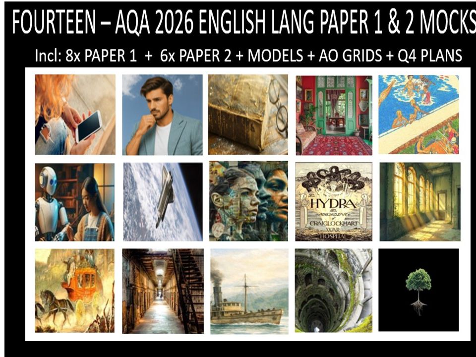 FOURTEEN - AQA PAPER 1 & 2 | 2026 FULL MOCKS | Q4 PLANS | AO GRIDS | MODELS