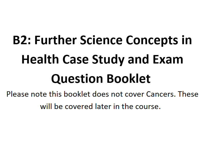 T Level Health B2 Disease Case Study Revision
