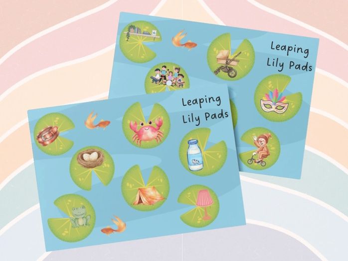 Phonics - Leaping Lily Pads CVCC CCVC