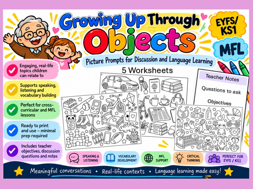 Growing Up through Objects EYFS KS1 MFL