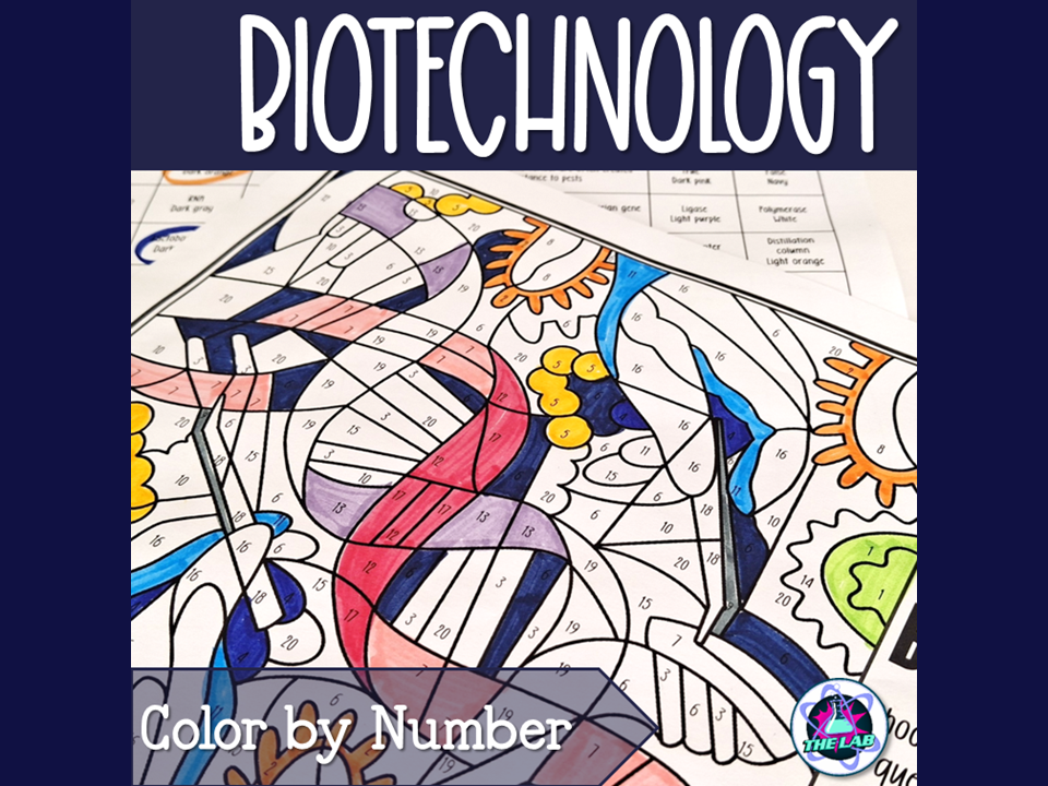 Biotechnology Colour by Number