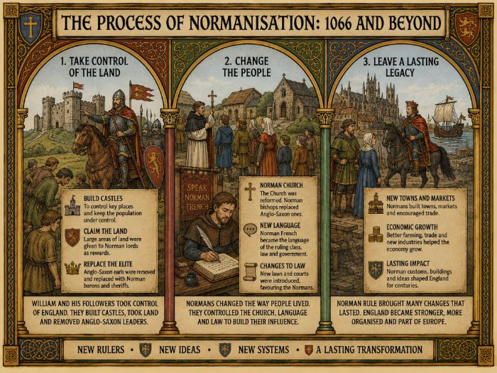 Lesson 16 of 16: Normanisation — Language, Law and the Church