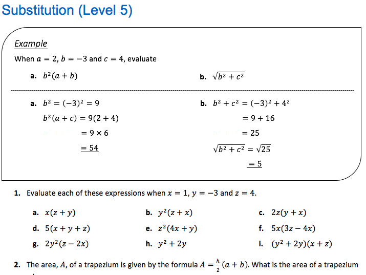 【to-y】 Substitution (Level 5) | Teaching Resources