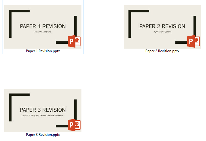 AQA GCSE Paper 1, Paper 2, Paper 3 Complete Topic Bundle [Distance Learning]