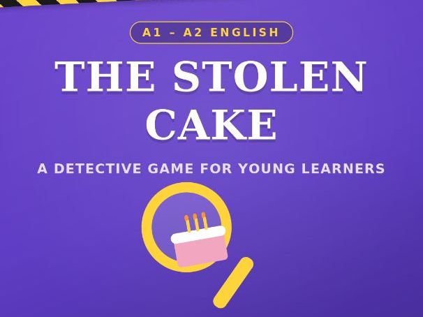 A1–A2 Detective Game for Kids: The Stolen Cake