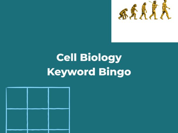 AQA GCSE Biology- Cell Biology Keyword Bingo Retrieval Practice Game