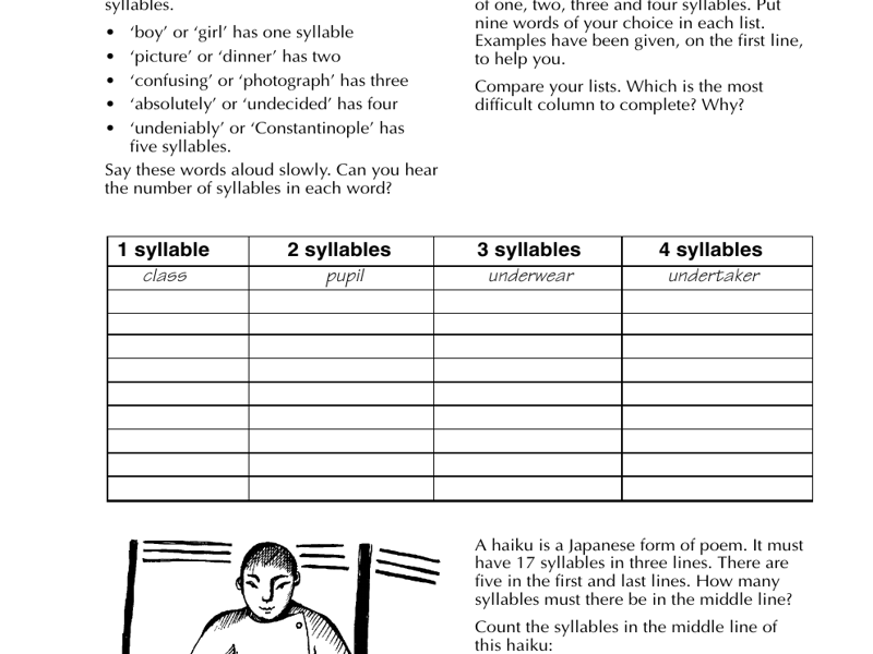 Free sample of Developing Techniques to Write and Read Poetry