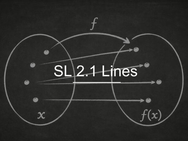 IB Math AA SL 2.1 - Lines