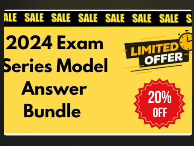 Criminology Unit 2 & 4 - 2024 Exam Model Answers