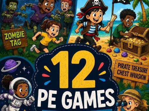12 PE Games for Primary — No Equipment Needed, Foundation to KS2