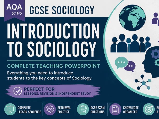 AQA GCSE Sociology (8192) – Introduction to Sociology | Complete Teaching PowerPoint | Lesson Slides