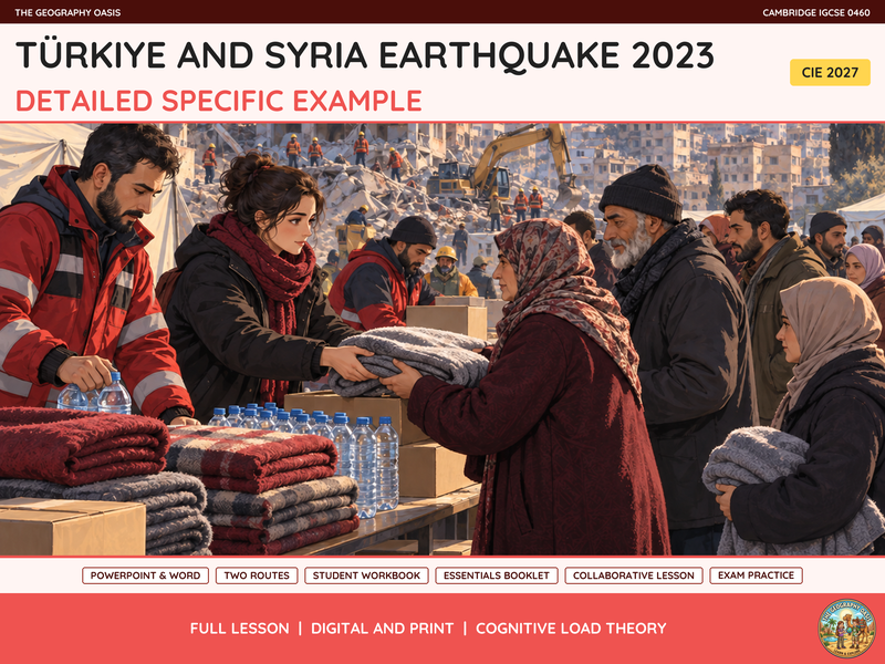Türkiye and Syria Earthquake 2023: Case Study and Workbooks