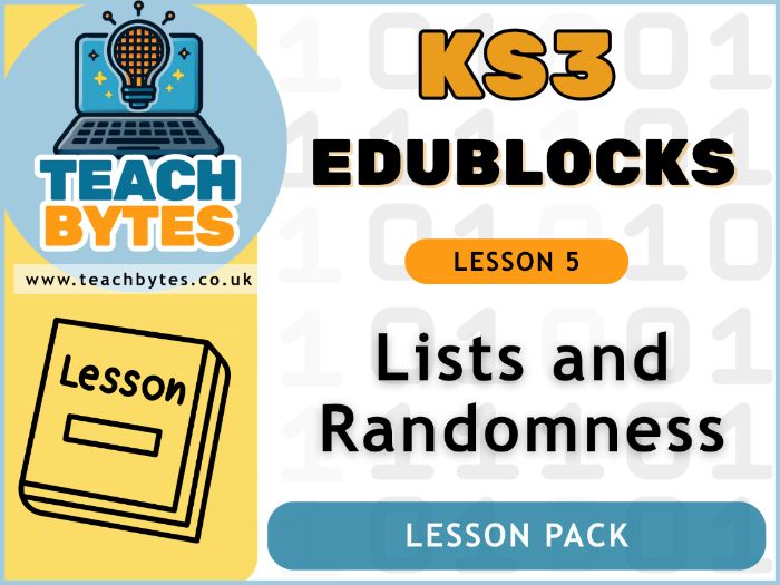 KS3 Edublocks - L5: Lists and Randomness