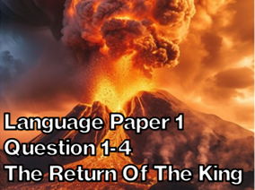 AQA English Language Paper 1 Section A - Lord Of The Rings