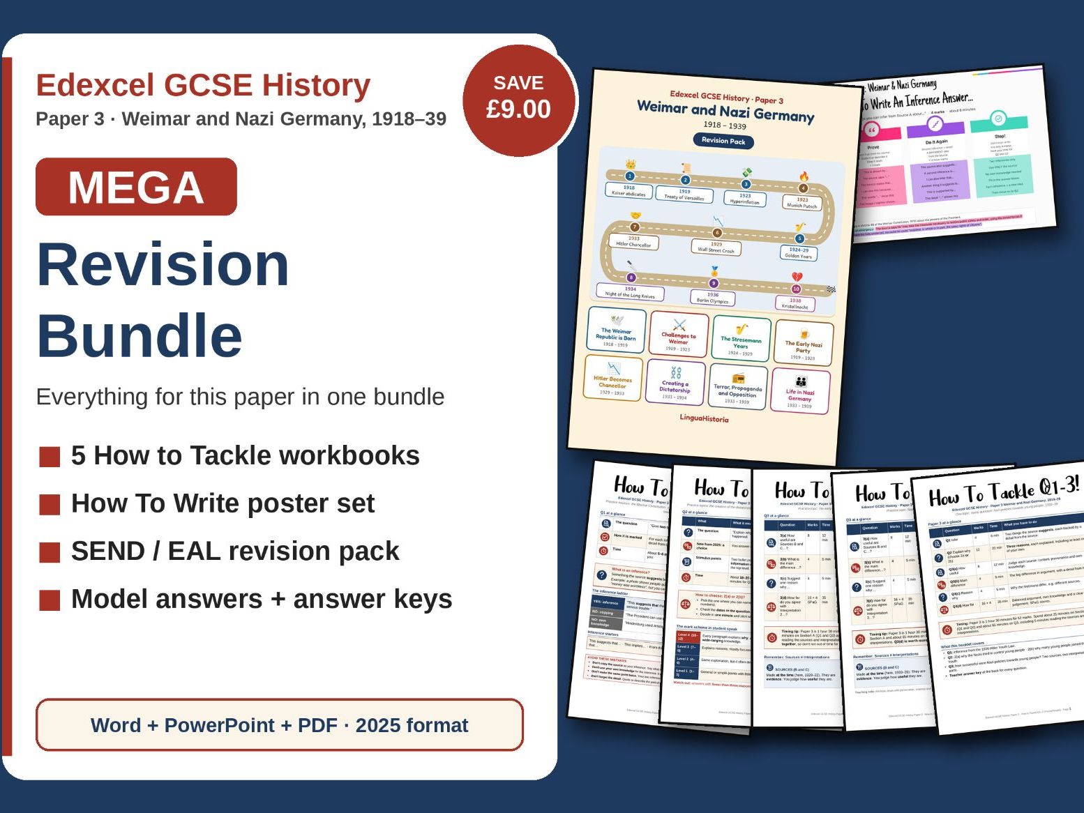 Edexcel GCSE Weimar/Nazi Germany MEGA Bundle