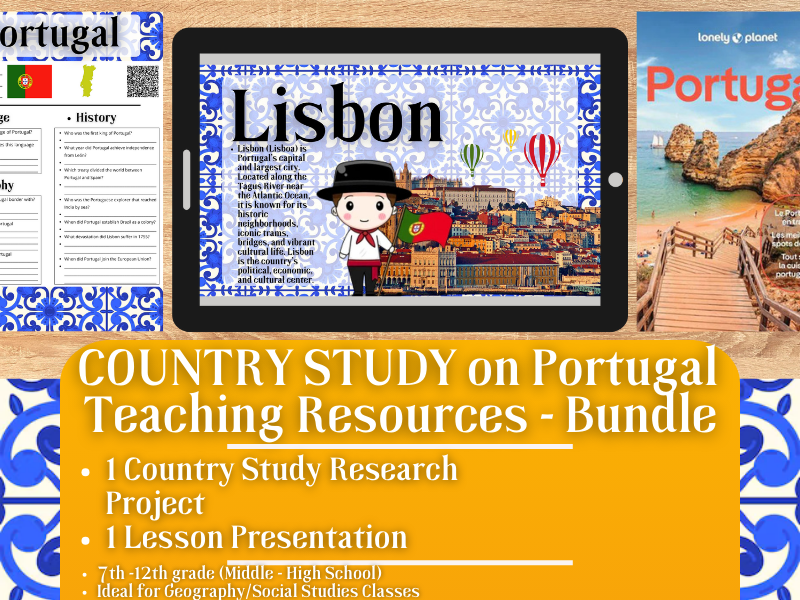 Country Study Teaching Resources - Portugal - Social Studies + Geography