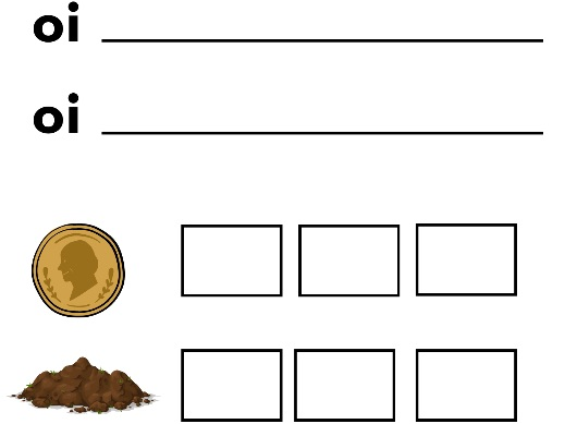 Phase 3 OI Phonics Worksheet – Say and Write OI Words