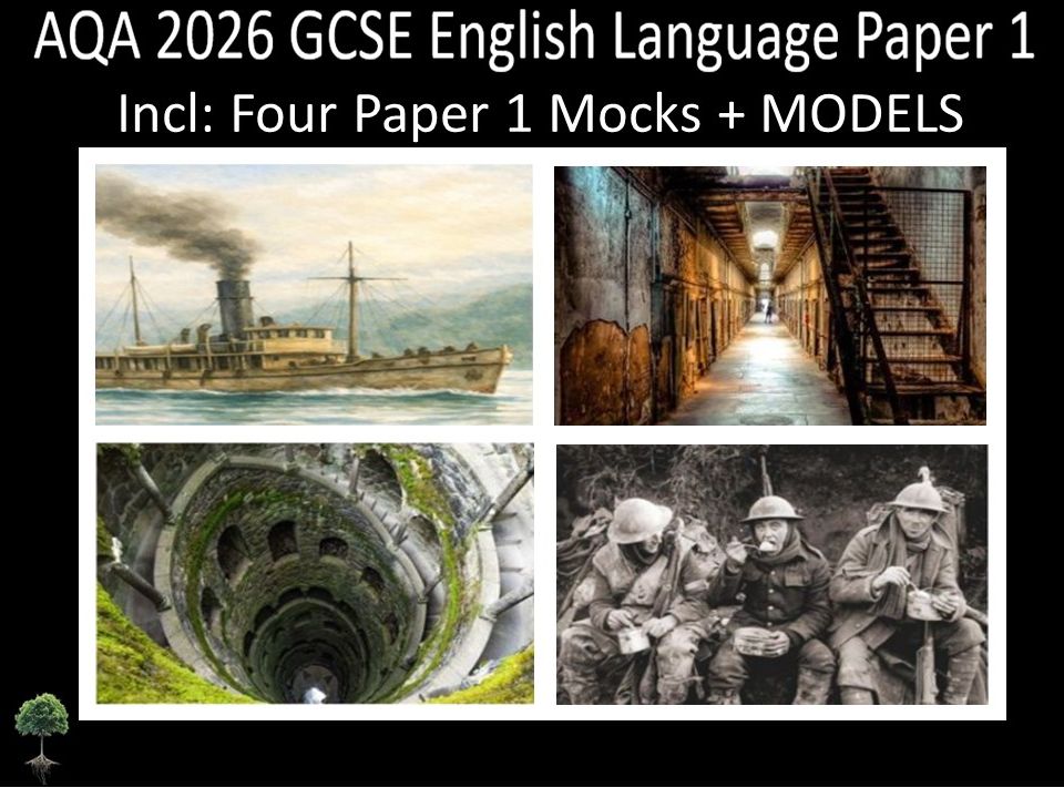 Four AQA 2026 GCSE English Language Paper 1 Mocks | Models