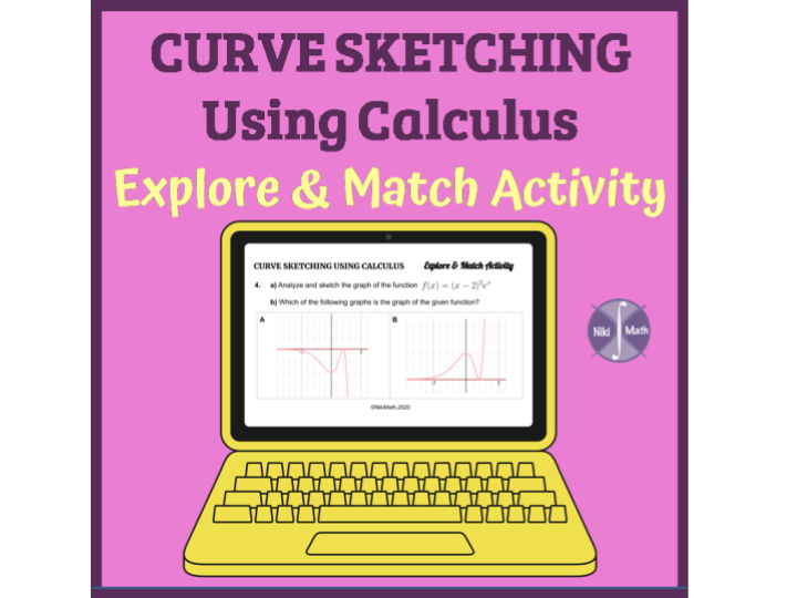 Curve Sketching Using Calculus - Exploring & Matching Activity