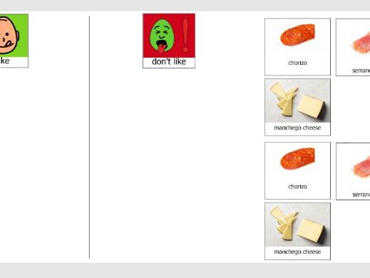 Spanish food tasting