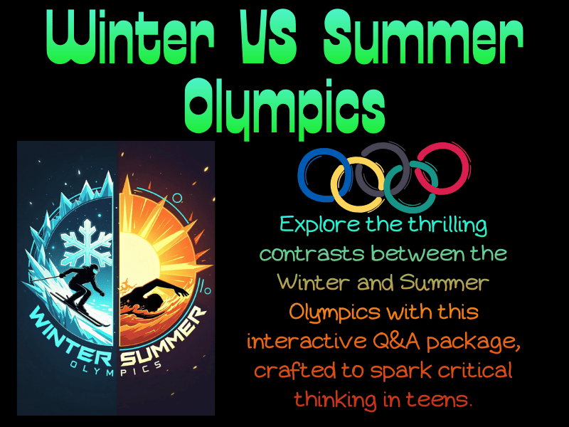 Winter Olympics vs Summer Olympics Questions & Answers | Critical Thinking for Teens