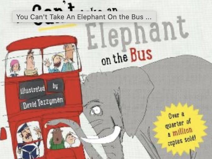 You can't let the elephant on the bus - Literacy Sequence - Newspaper Report